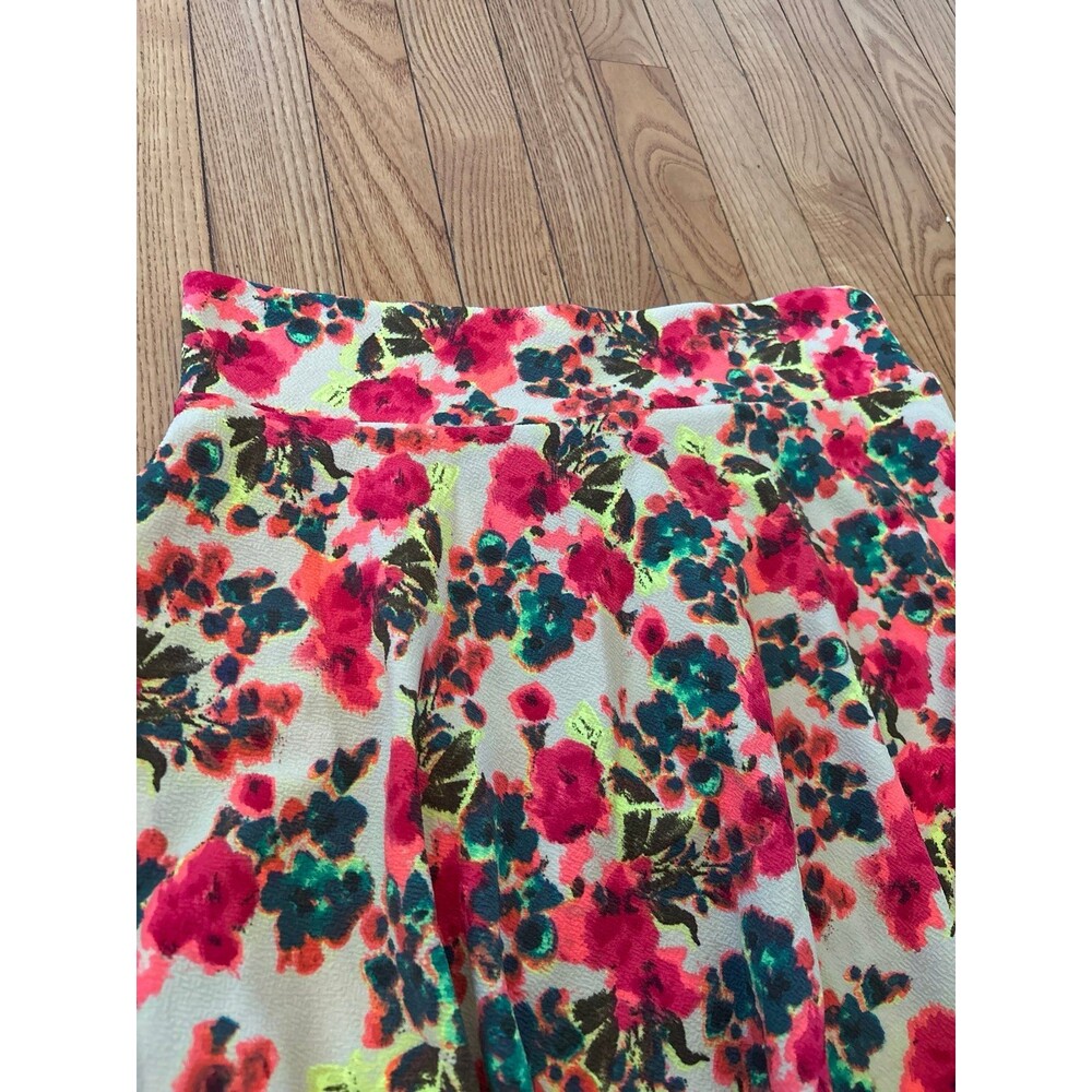 Midi skirt flowy hippy girly pink pockets neon vintage bridgerton romantic NEW
